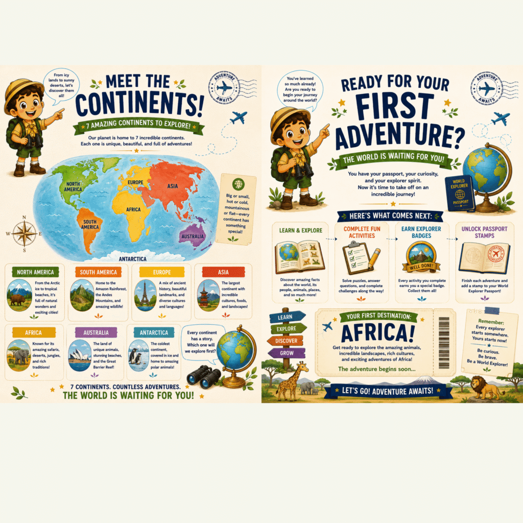whats insaide - meet the continents