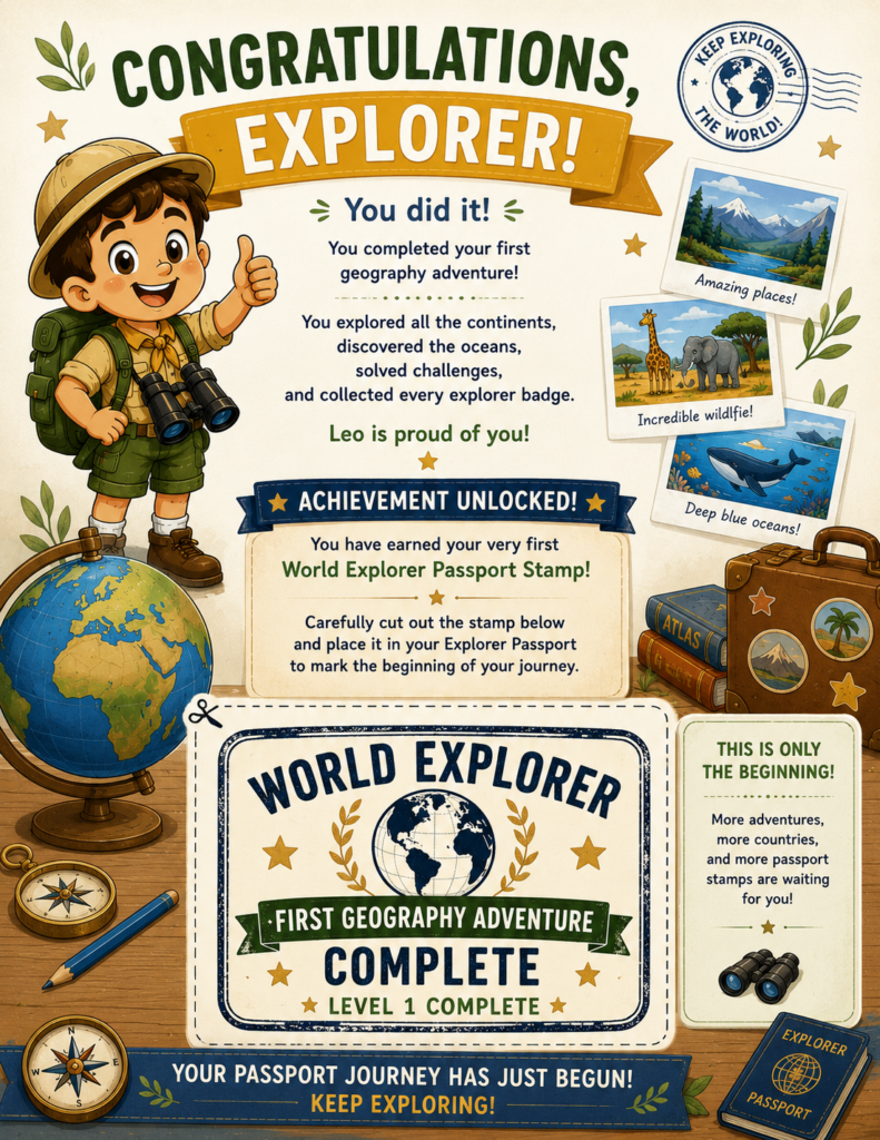 pages first geography adventure