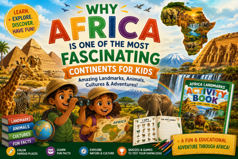 Africa for kids learning about landmarks animals and geography
