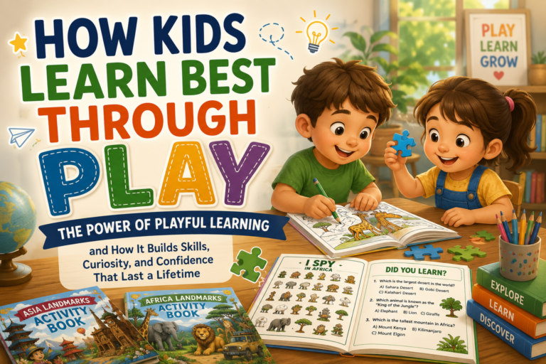 How kids learn best through play with educational activities and creative learning