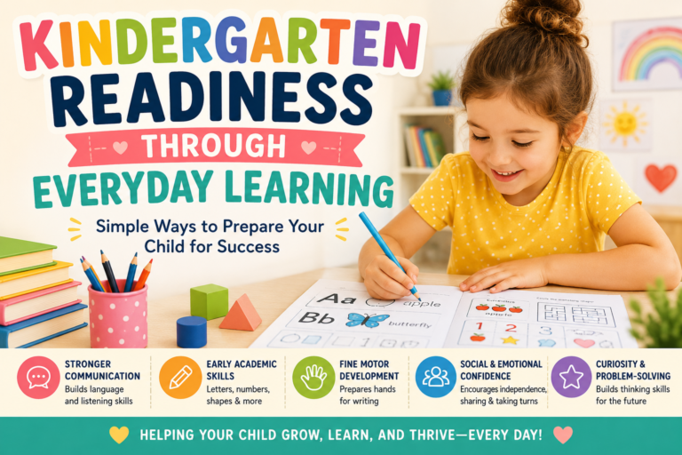 Kindergarten readiness through everyday learning activities for preschool children