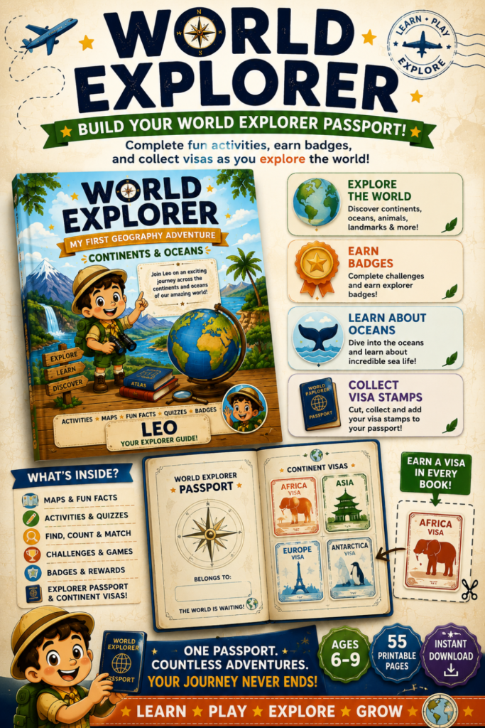 BUILD YOUR WORLD EXPLORER PASSPORT