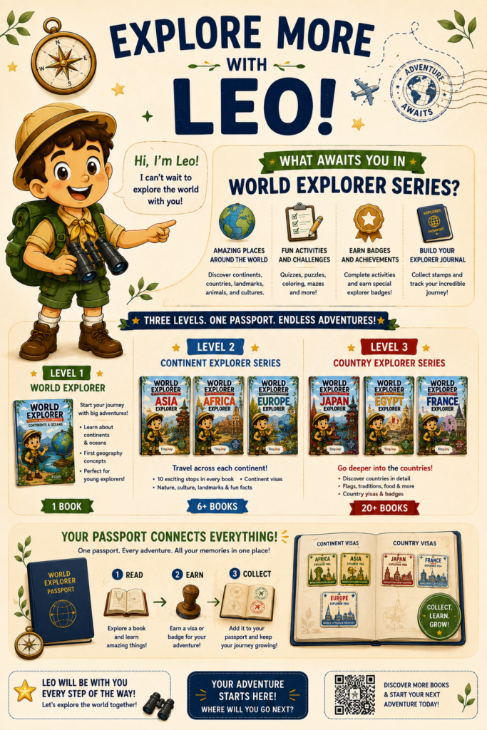 Interactive map skills workbook featuring compass activities, continents, oceans, map grids, and coordinate challenges for children