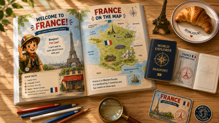 exploring france with kids