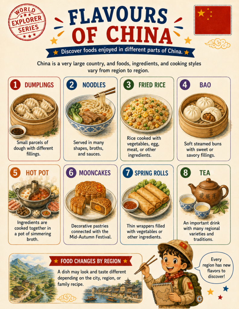 learn about china for kids food and culture activity