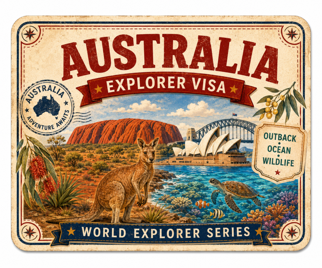 world explorer passport australia visa