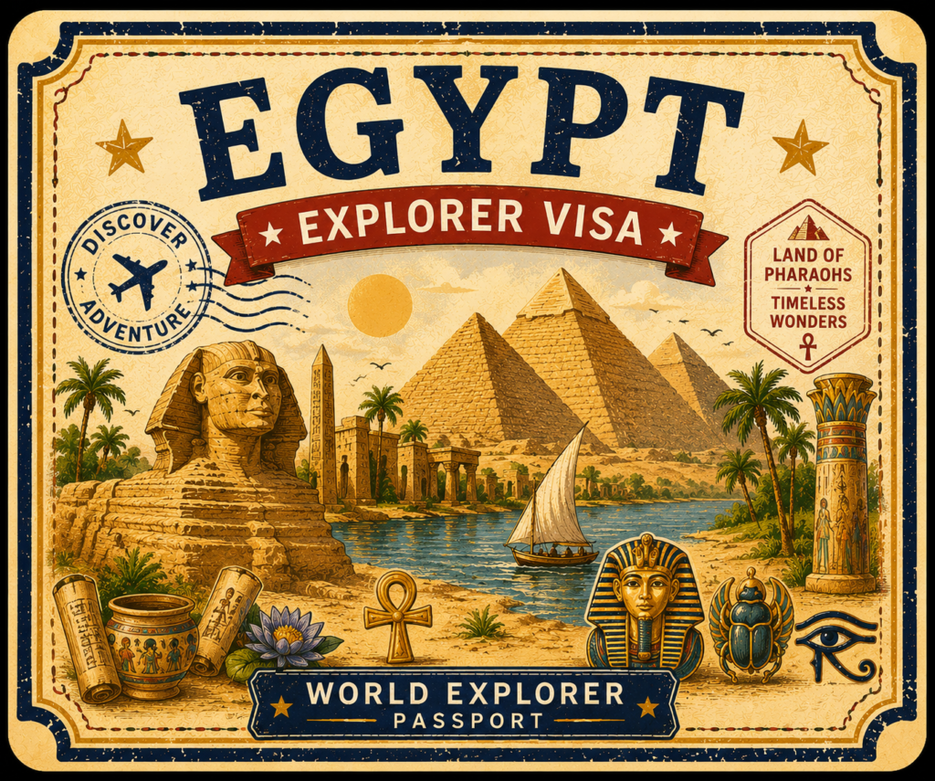 Printable World Explorer country visa rewards for kids