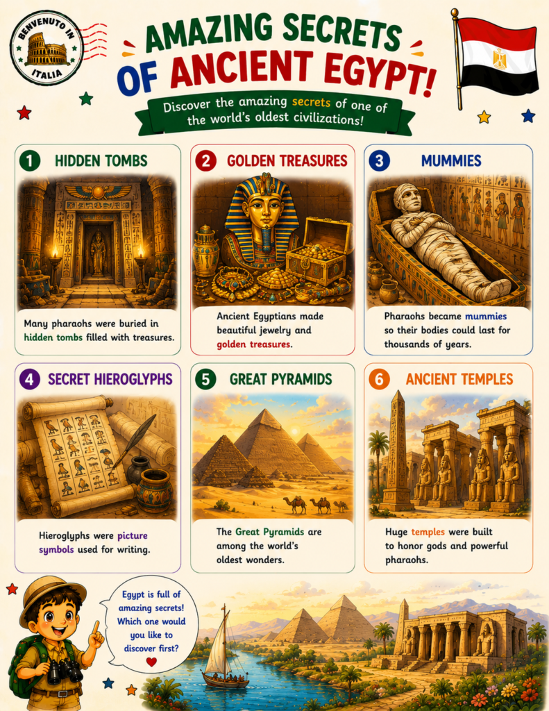 Egypt Explorer printable educational activities with pyramids, mazes and ancient Egypt facts for kids