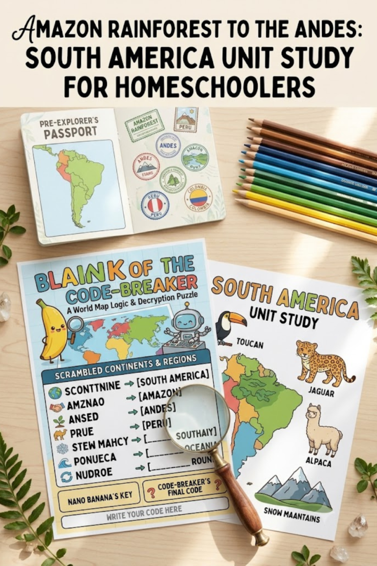 south america unit study for homeschoolers printable workbook and passport activity system
