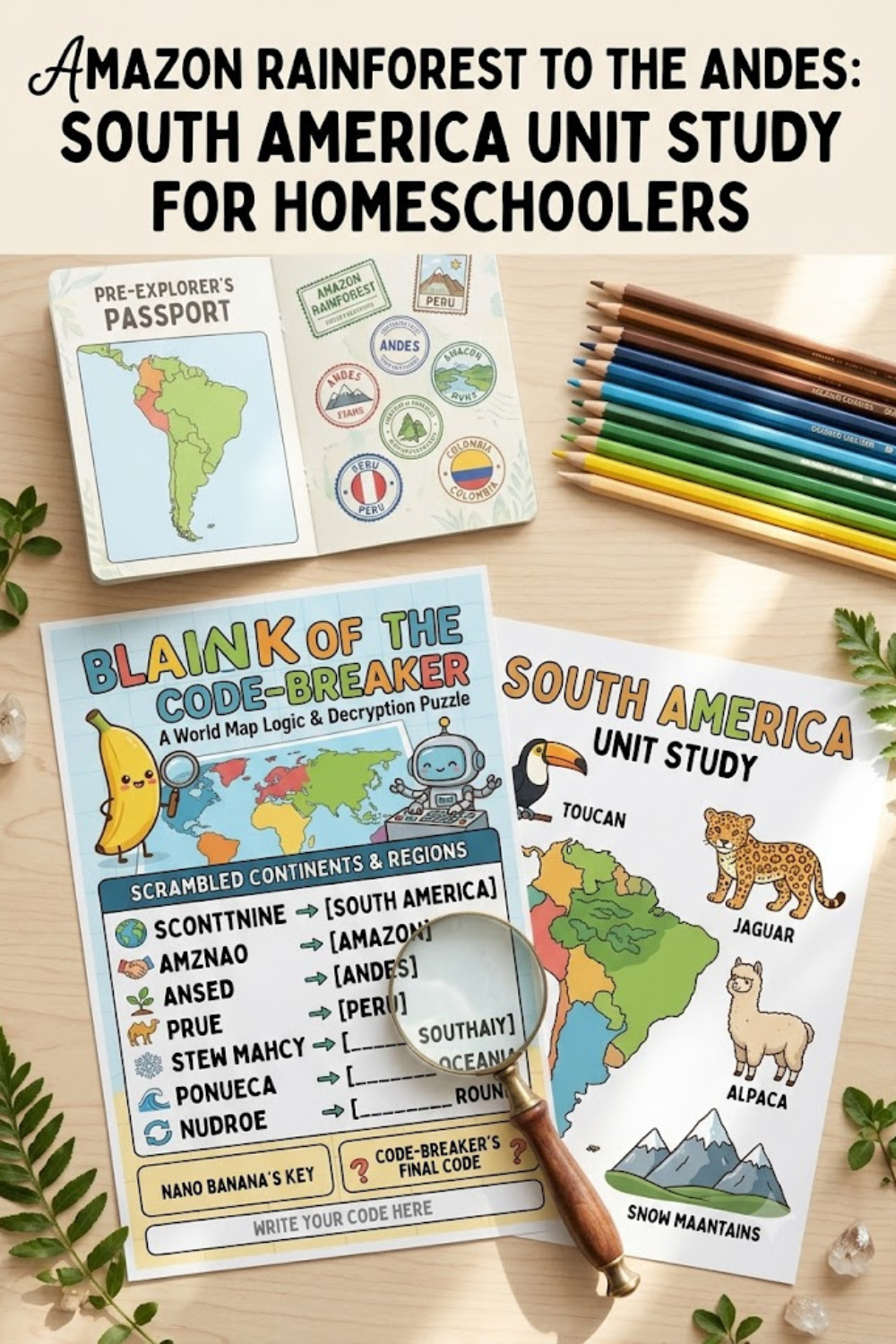 south america unit study for homeschoolers printable workbook and passport activity system