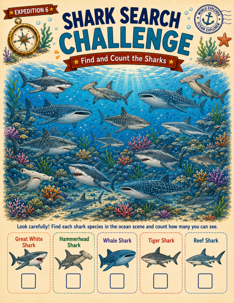 fun geography activities for kids ocean animals