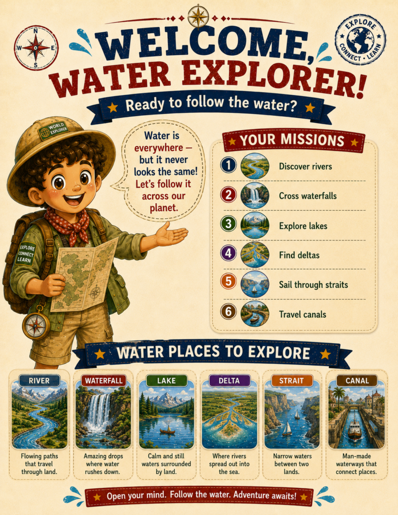 teach geography with projects water explorer missions