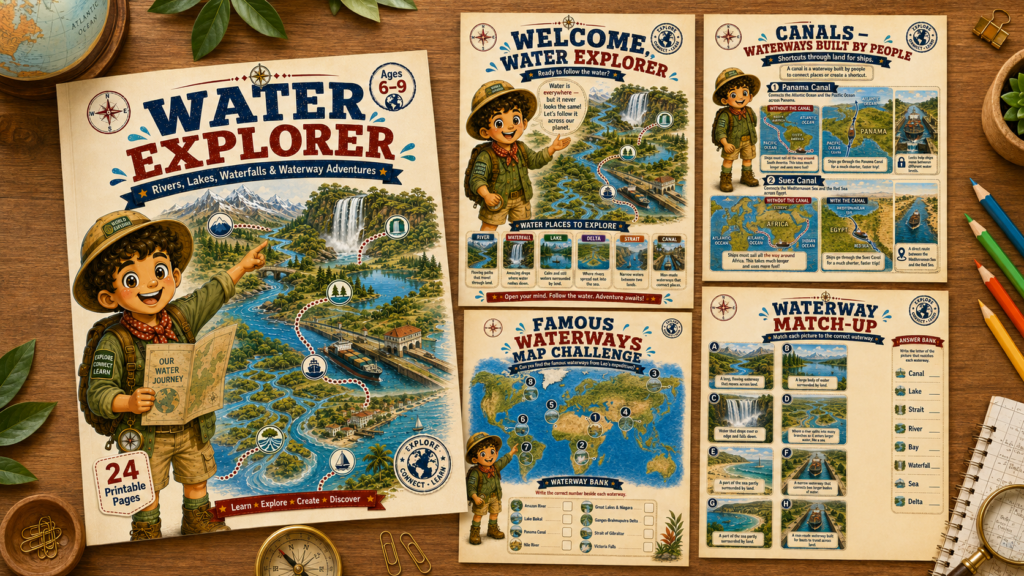 teach geography with projects water explorer activity book]
