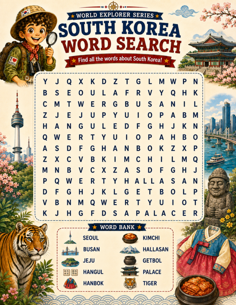 homeschool geography curriculum south korea