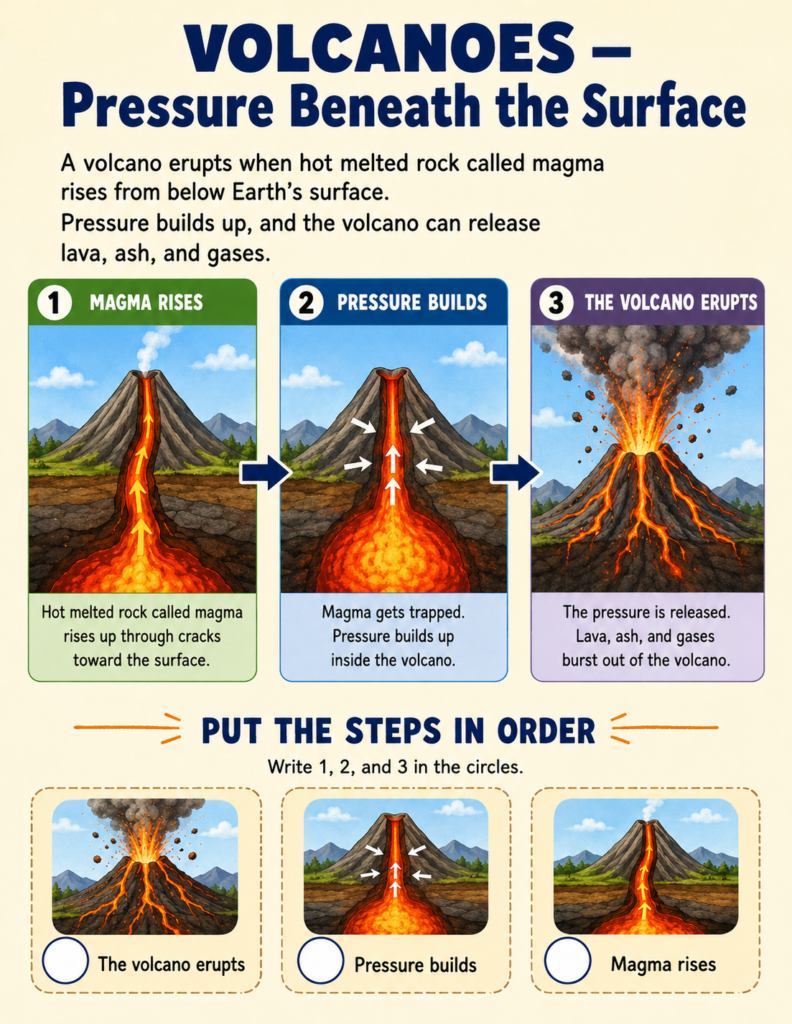 volcano activities for kids natural disasters
