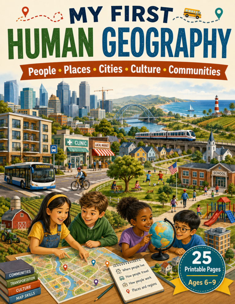 Interactive Human Geography Activities for Kids: A No-Prep Social Studies Unit