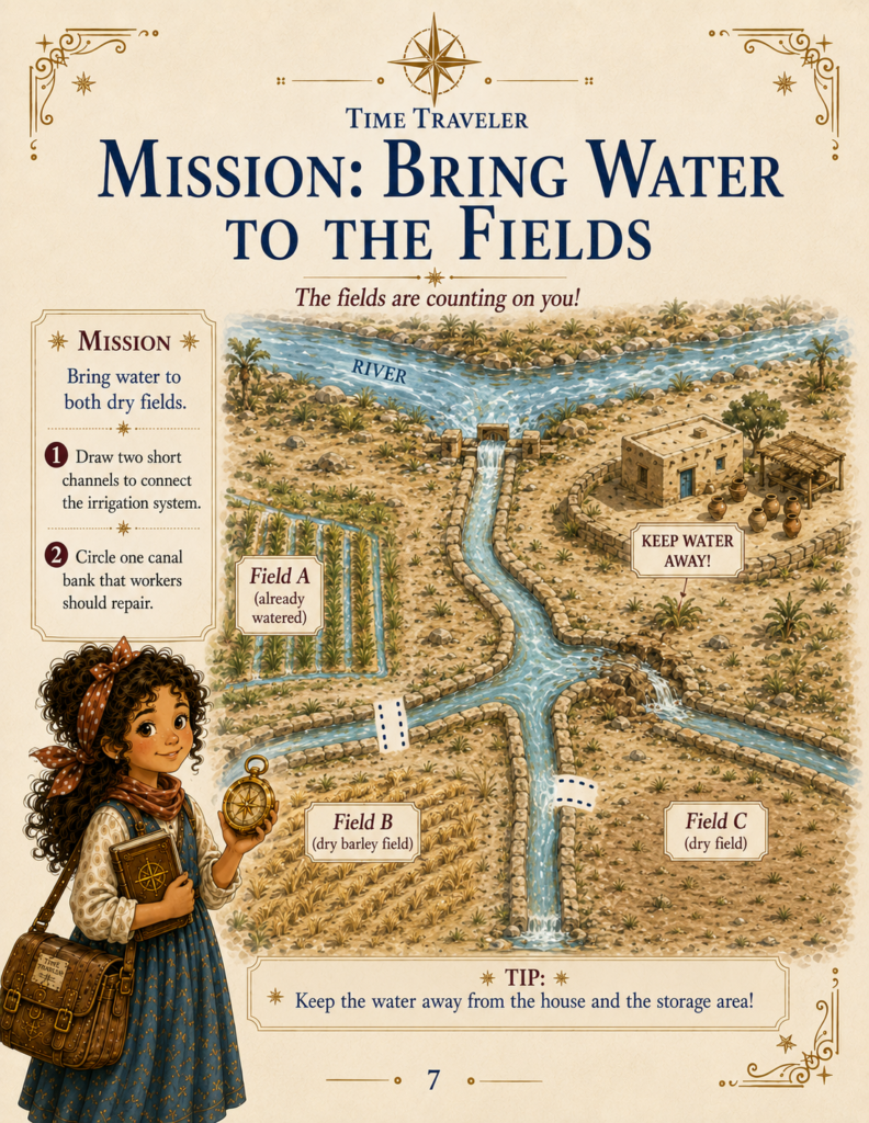 mesopotamia unit study for homeschoolers irrigation activity