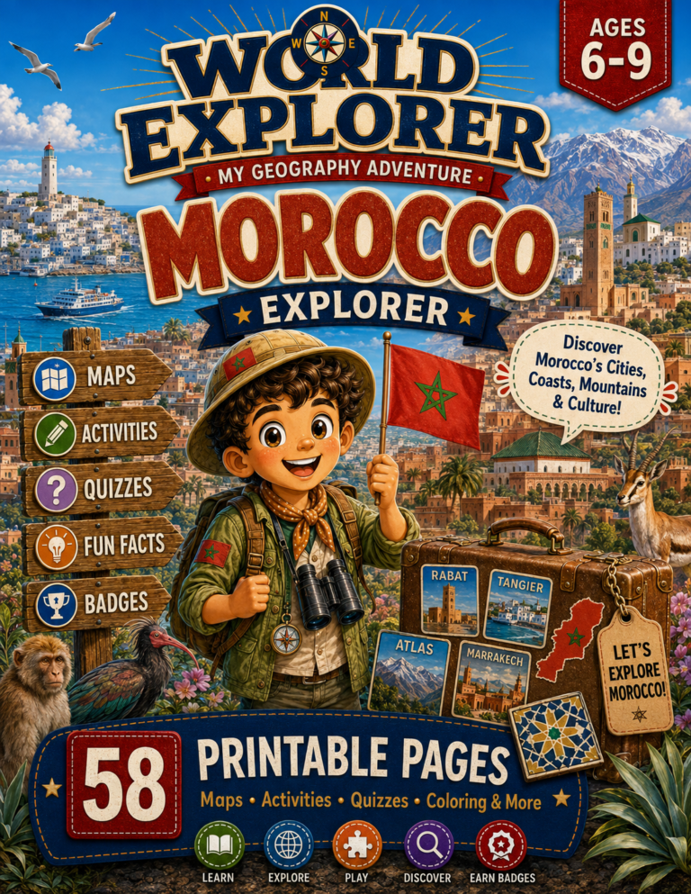 5 Fun Morocco Geography Activities for Kids: An Interactive Adventure