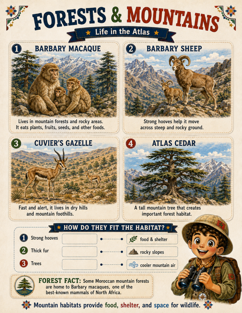 north africa unit study wildlife activities