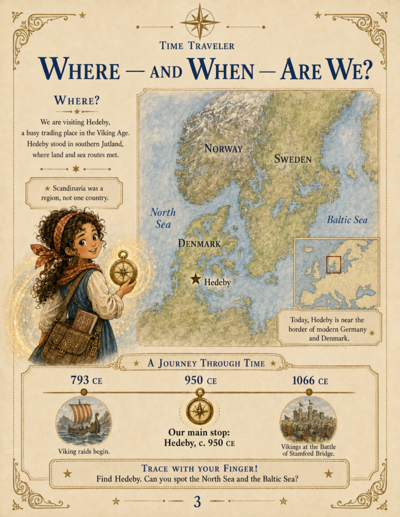 vikings unit study map and activities for kids