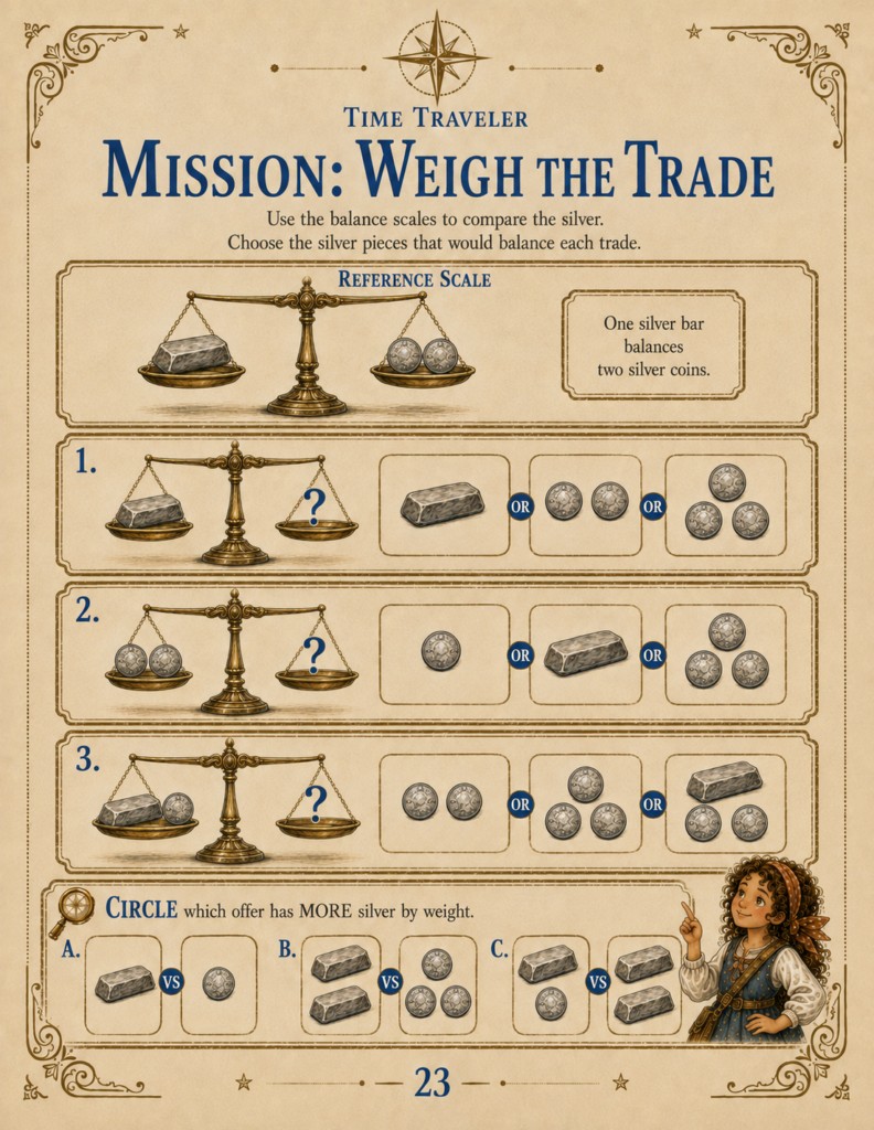 hands on viking activities for kids trade and silver