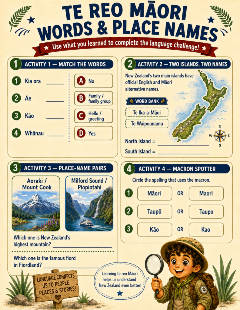 learn about new zealand maori culture and language for kids
