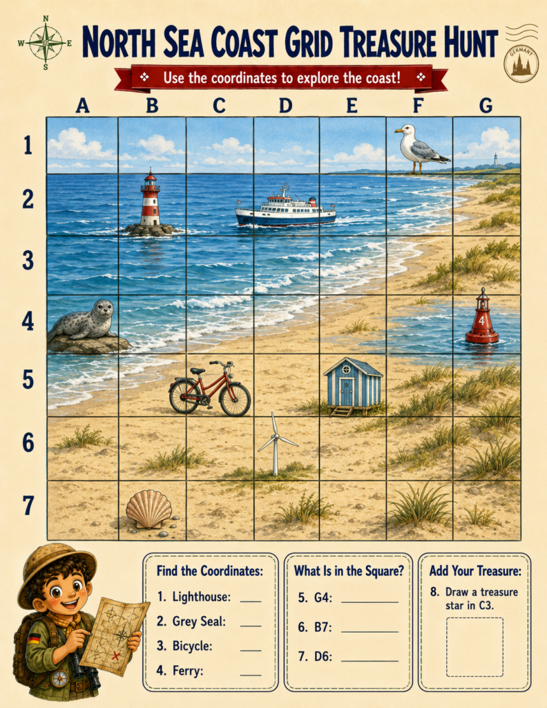 germany geography activities for kids treasure hunt