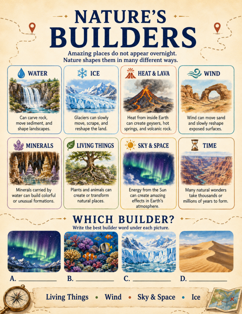 teaching natural wonders nature builders earth science