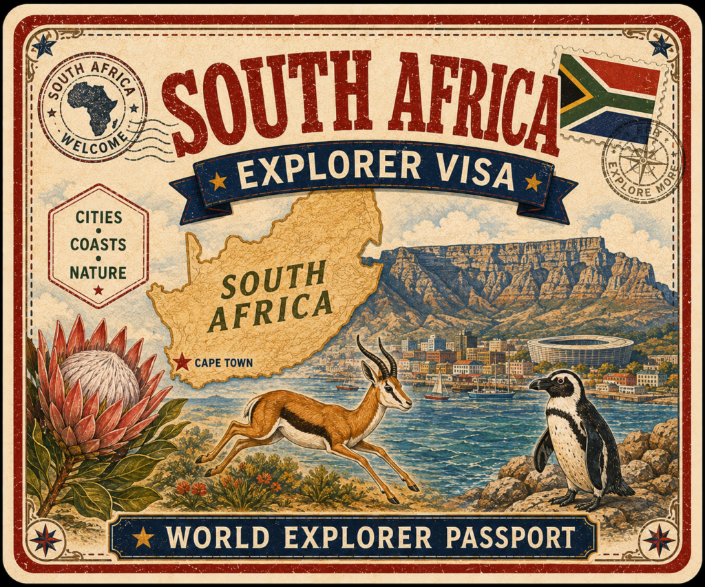 world explorer passport south africa visa