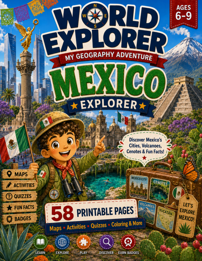 The Ultimate Mexico Unit Study for Homeschoolers (No Prep!)