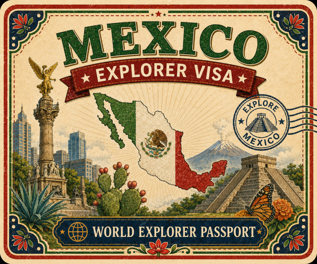 world explorer passport mexico visa