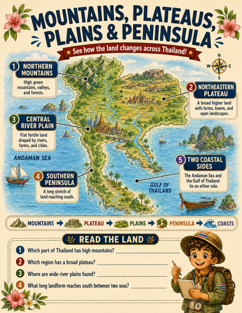 thailand unit study for homeschoolers geography map]