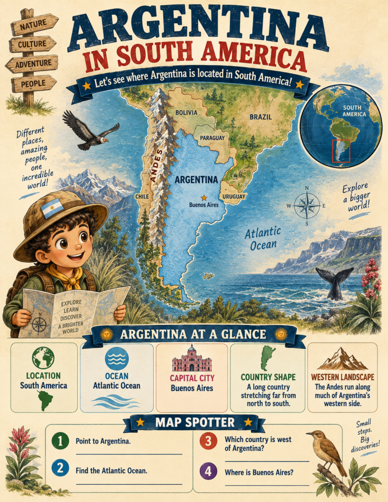 argentina unit study for homeschoolers map and quick facts