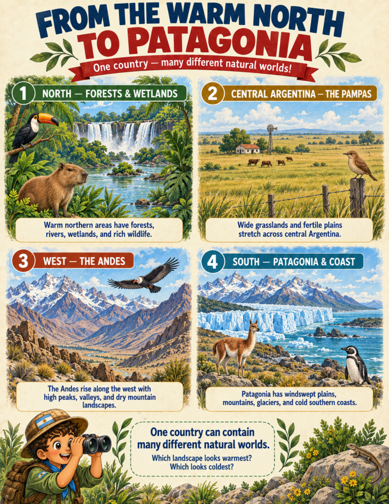 argentina geography activities north to patagonia landscapes
