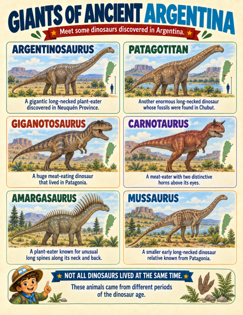 patagonia dinosaur fossils and paleontology for kids