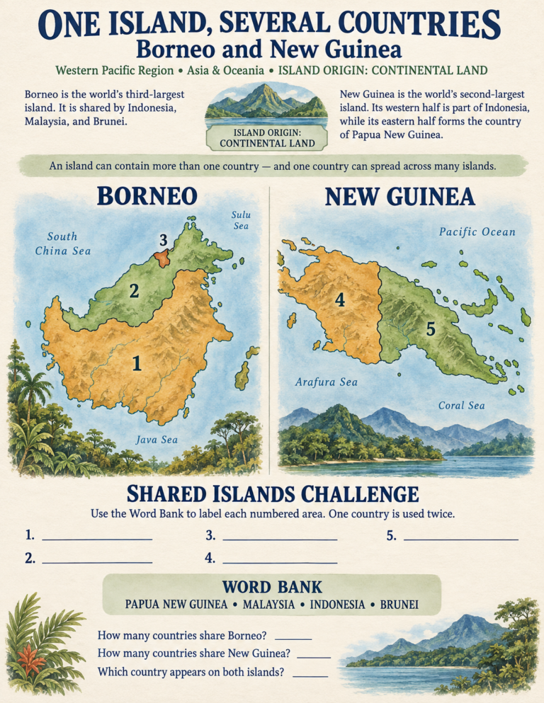 The Ultimate Islands of the World Unit Study for Kids (No Prep!)