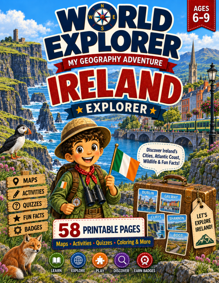 The Ultimate Ireland Unit Study for Kids (No Prep!)