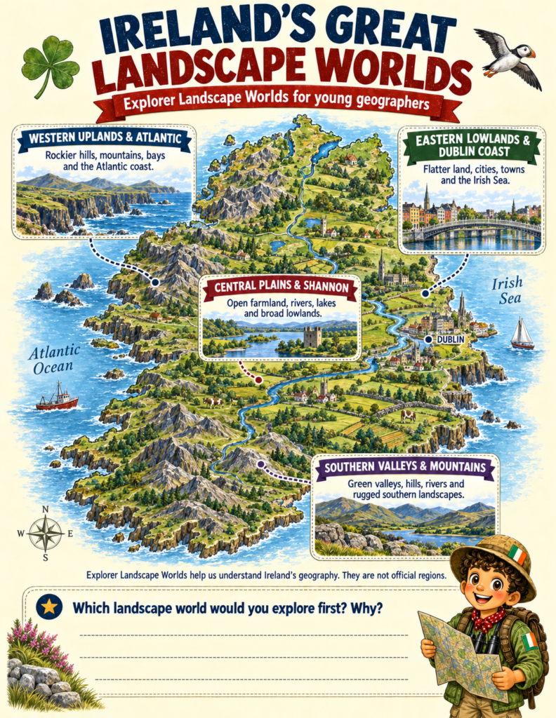 cliffs of moher atlantic coast geography activities for kids