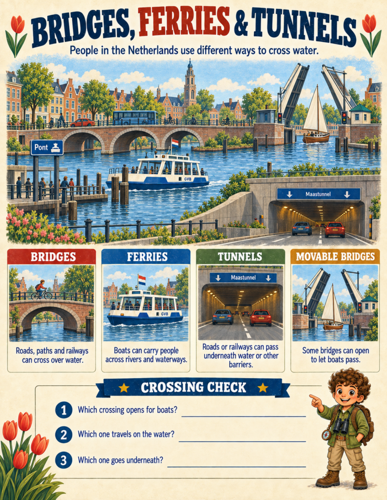 amsterdam canals and city detective geography activities for kids