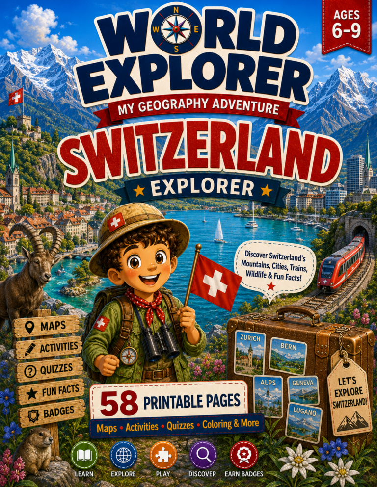 The Ultimate Switzerland Unit Study for Homeschoolers (No Prep!)