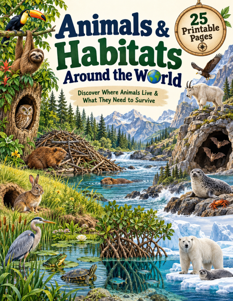 5 Engaging Animal Habitats Activities for Kids: A No-Prep Science Unit