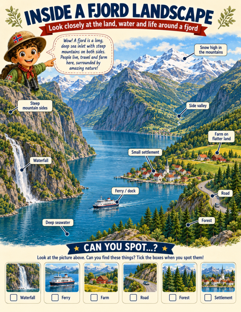 how fjords are formed earth science activities for homeschoolers
