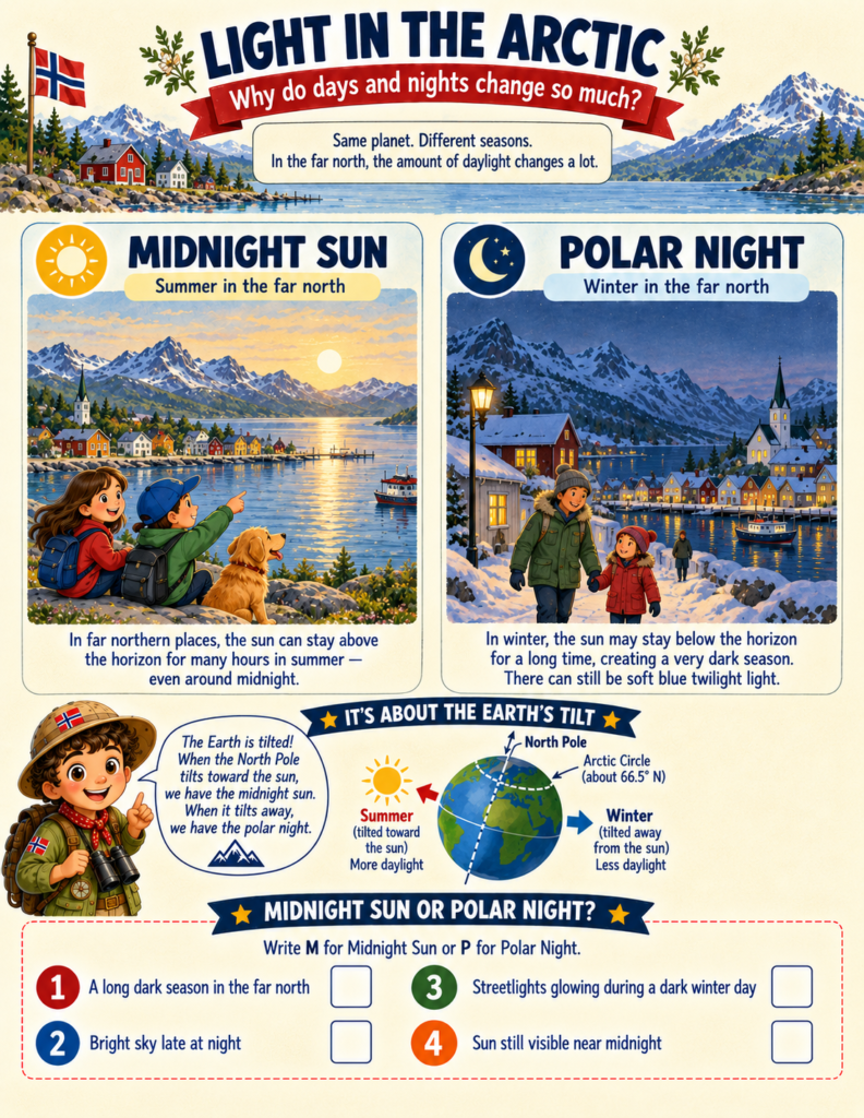 midnight sun and polar night activities homeschool geography curriculum