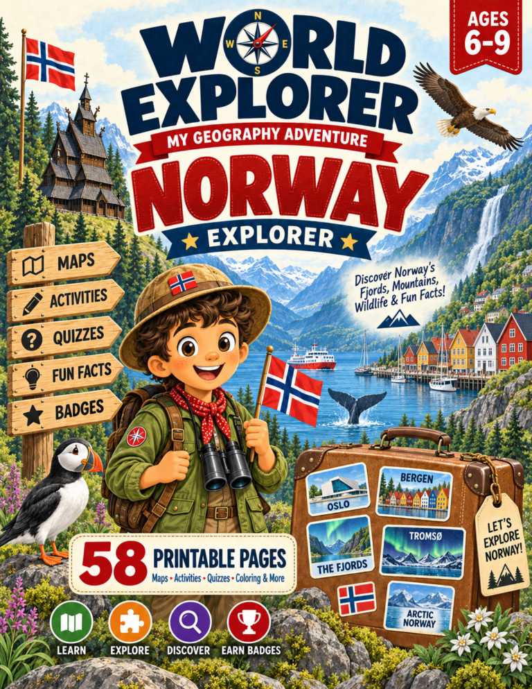 The Ultimate Norway Unit Study for Homeschoolers (No Prep!)
